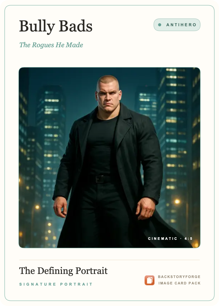 Bully Bads antihero image card